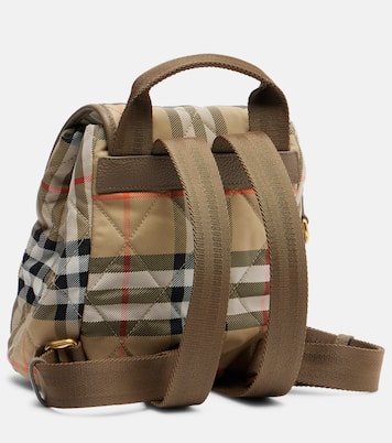 Mini Burberry Check backpack | Burberry