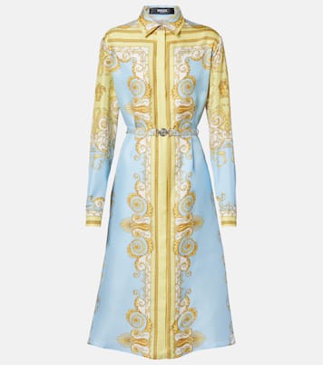 Midikleid Barocco aus Seiden-Twill | Versace