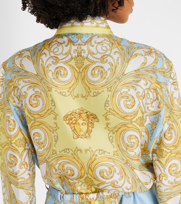 Midikleid Barocco aus Seiden-Twill | Versace