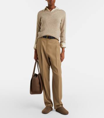 Marlo 14 leather tote bag | The Row