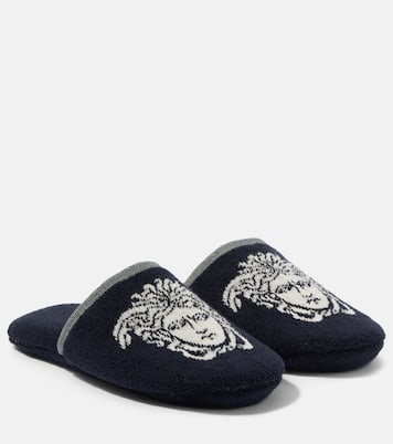 Slippers Medusa in spugna di cotone | Versace Home