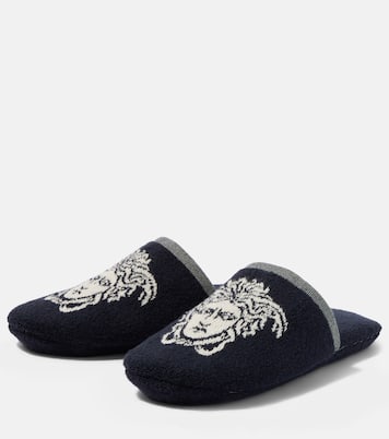 Slippers Medusa in spugna di cotone | Versace Home