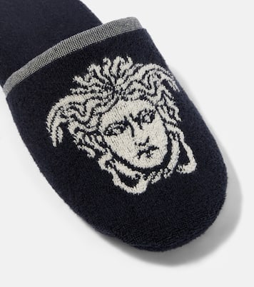 Slippers Medusa in spugna di cotone | Versace Home