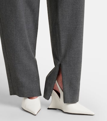 Nina 105 patent leather slingback pumps | Paris Texas