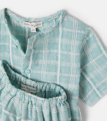 Baby Mathias shirt and shorts set | Bebe Organic