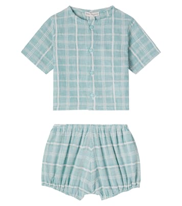 Baby Mathias shirt and shorts set | Bebe Organic