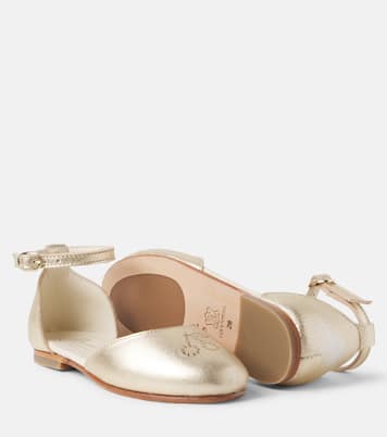 Ballerines Felyne en cuir métallisé  | Bonpoint