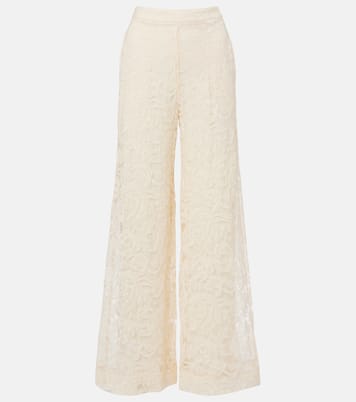 Carousel lace wide-leg pants | Zimmermann