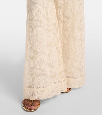 Carousel lace wide-leg pants | Zimmermann