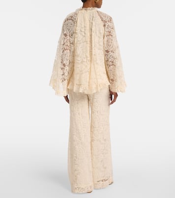 Carousel lace wide-leg pants | Zimmermann