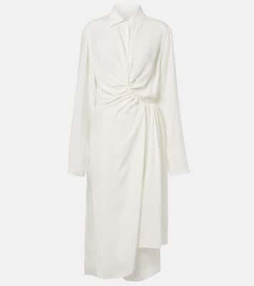 Draped midi dress | Maison Margiela