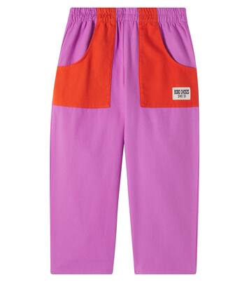 Bobo Choses colorblocked cotton pants | Bobo Choses