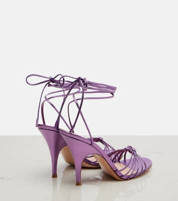 Sandali Malé in pelle metallizzata | Gianvito Rossi