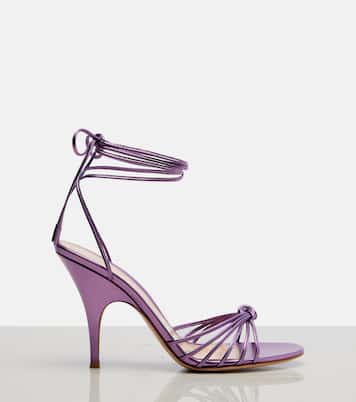 Sandali Malé in pelle metallizzata | Gianvito Rossi