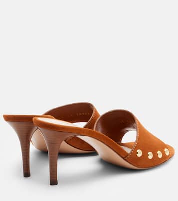 缀饰绒面革凉鞋 | Gianvito Rossi