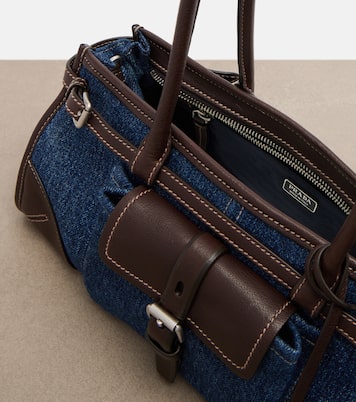 Schultertasche Prada Bonnie Medium aus Denim | Prada