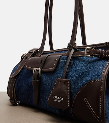 Schultertasche Prada Bonnie Medium aus Denim | Prada