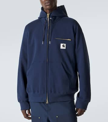 X Carhartt Kapuzenjacke aus Baumwoll-Jersey | Sacai