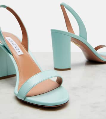 Leather slingback sandals | Aquazzura