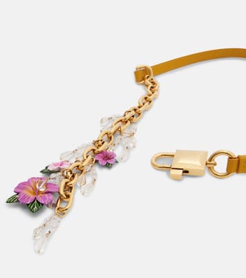 Embellished leather and chain belt | Dolce&Gabbana