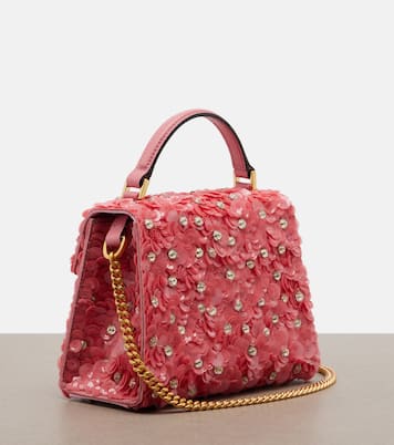 VSling Mini sequined top-handle bag | Valentino Garavani