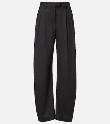Virgin wool wide-leg pants | Brunello Cucinelli