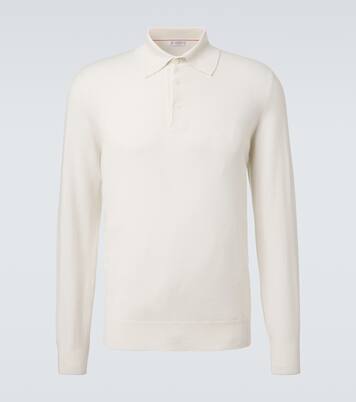Cashmere polo sweater | Brunello Cucinelli