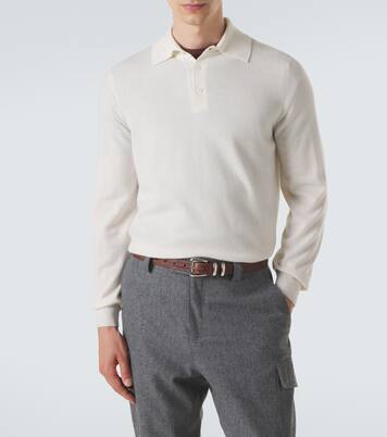 Cashmere polo sweater | Brunello Cucinelli