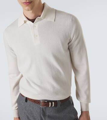 Cashmere polo sweater | Brunello Cucinelli