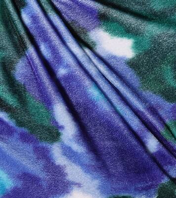 Robe imprimée en velours | Richard Quinn