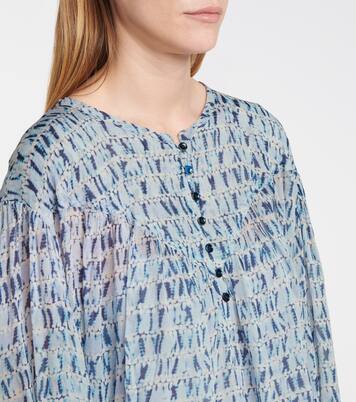 Vestido corto Silorion de chifón | Marant Etoile