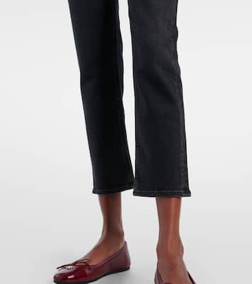 Jean slim Riley raccourci à taille haute | Agolde