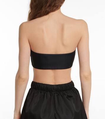 Logo Re-Nylon bandeau top | Prada