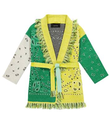 Cardigan Icon aus Kaschmir und Leinen | Alanui Kids