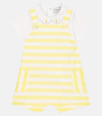 婴幼儿 — 棉质连身衣与连身裤 | Emporio Armani Kids