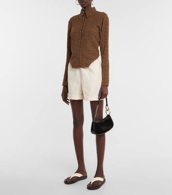 Linde cotton poplin shorts | Nanushka