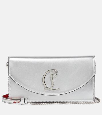 Loubi54 leather clutch | Christian Louboutin