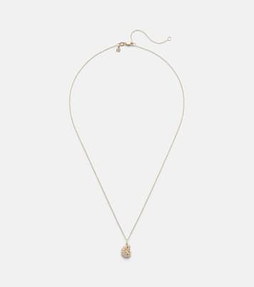 Collana Nautilus Shell in oro 14 kt con diamanti | Sydney Evan