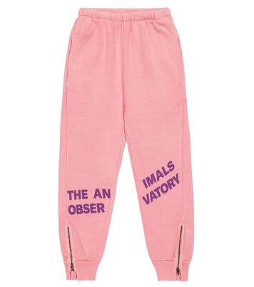 Panther printed cotton sweatpants | The Animals Observatory