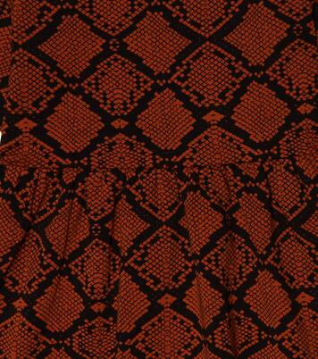 Snake-print dress | Mini Rodini