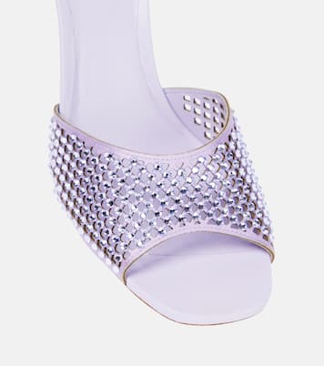 Pantoletten Ginger mit Kristallen | Rene Caovilla