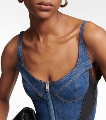 Body aus Denim | Mugler