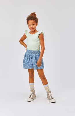 Alanis printed cotton shorts | Molo