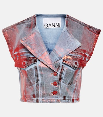 Weste aus Denim | Ganni