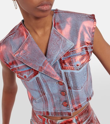 Weste aus Denim | Ganni