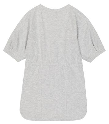 Printed cotton sweatshirt dress | Brunello Cucinelli Kids