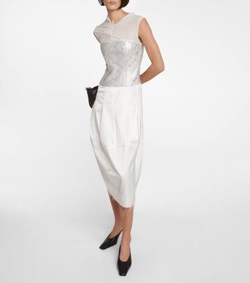 Robe midi à sequins | Jacques Wei