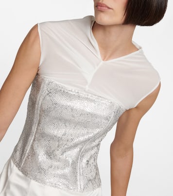 Robe midi à sequins | Jacques Wei