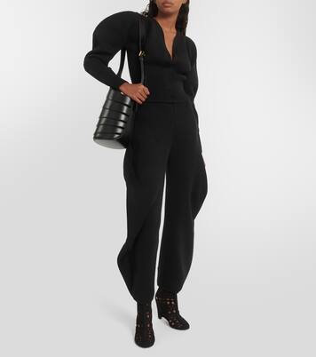 Vienne suede wedge ankle boots | Alaïa