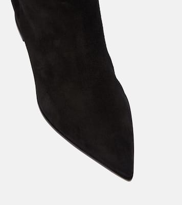 Suede leather knee-high boots | Gianvito Rossi